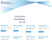 Tablet Screenshot of coloradomanufacturingcareers.com